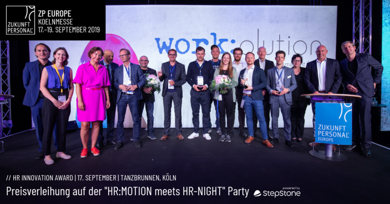 PREISVERLEIHUNG AUF DER „HR:MOTION MEETS HR-NIGHT“ PARTY