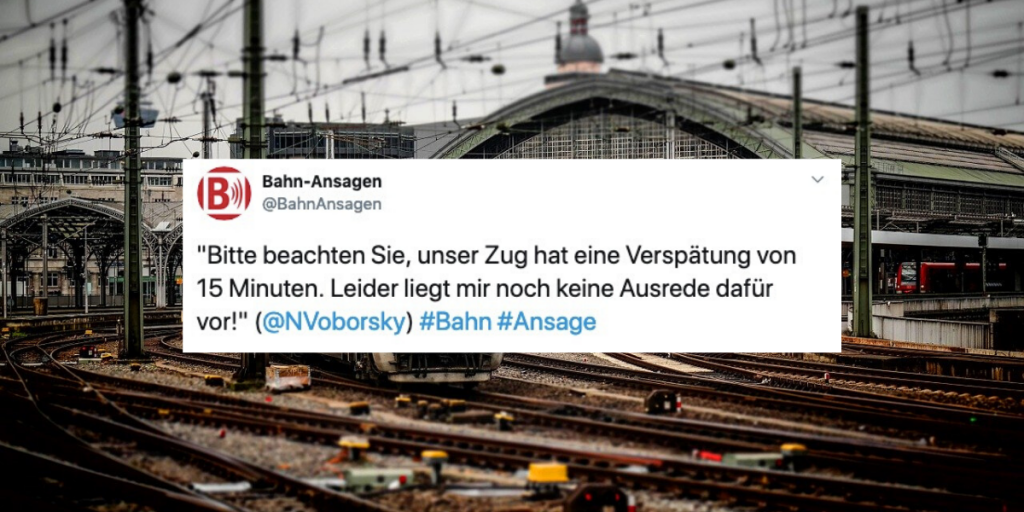 15 Bahndurchsagen – pünktlich (!) zum Feierabend