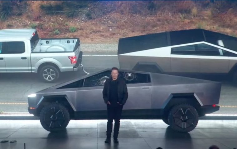 Teslas Elon Musk hat den „Cybertruck“ vorgestellt