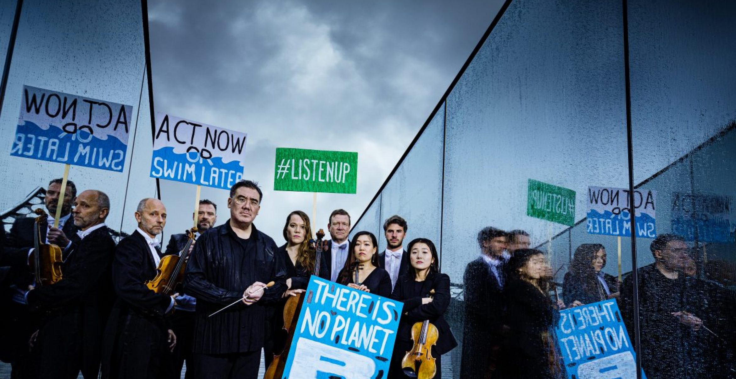 Orchester-Musiker*innen zeigen, dass der Klimawandel nicht zu überhören ist