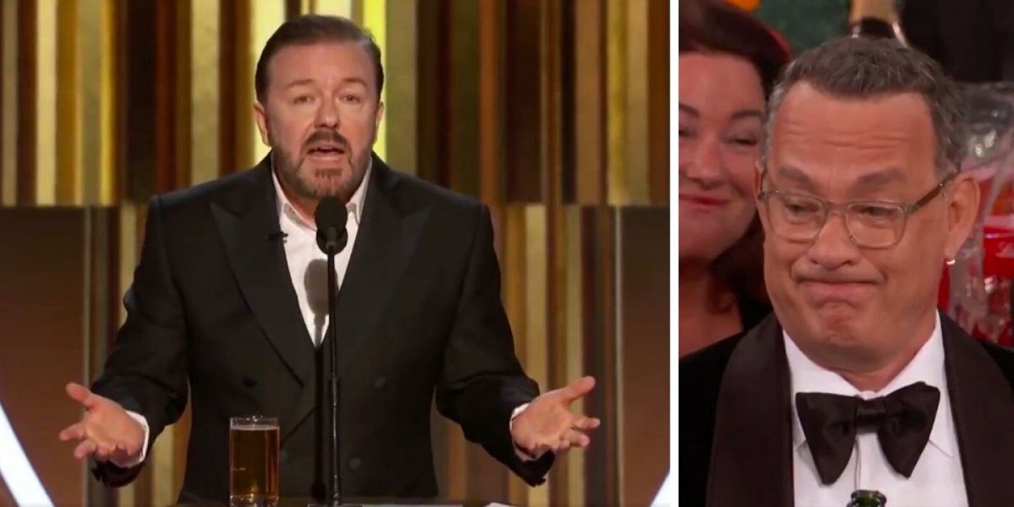 Ricky Gervais hat bei den Golden Globes Hollywood auseinandergenommen