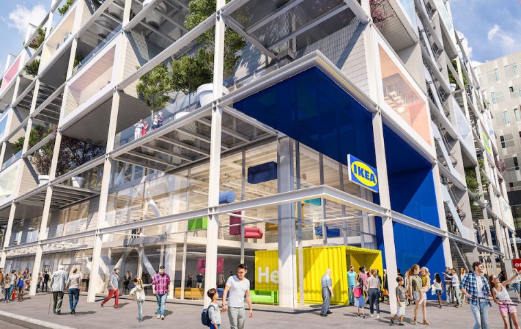 Green in Wien: Ikea baut einen Store komplett ohne Parkplätze