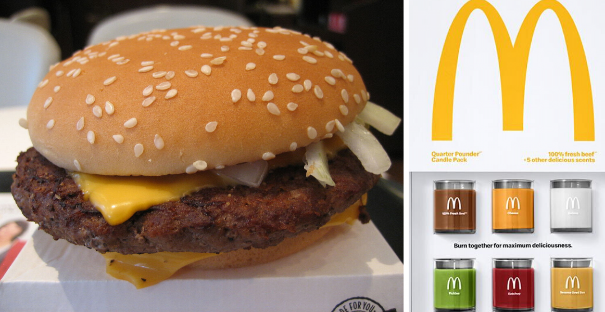 McDonald’s verkauft Kerzen, die nach Käse, Rindfleisch oder Zwiebel duften