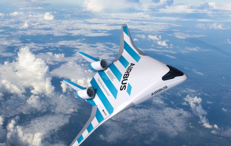 Airbus stellt neues Flugzeug vor, das wie ein Raumschiff aussieht