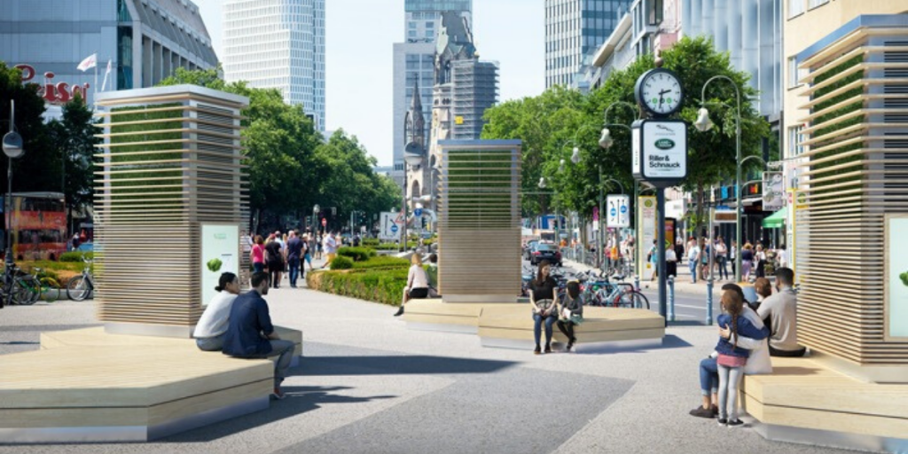 Kampf gegen Luftverschmutzung: In Berlin gibt es jetzt künstliche Bäume
