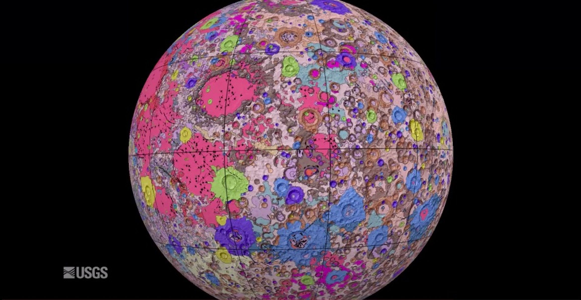Erste vollständige Landkarte vom Mond zeigt, wie vielfältig seine Oberfläche ist