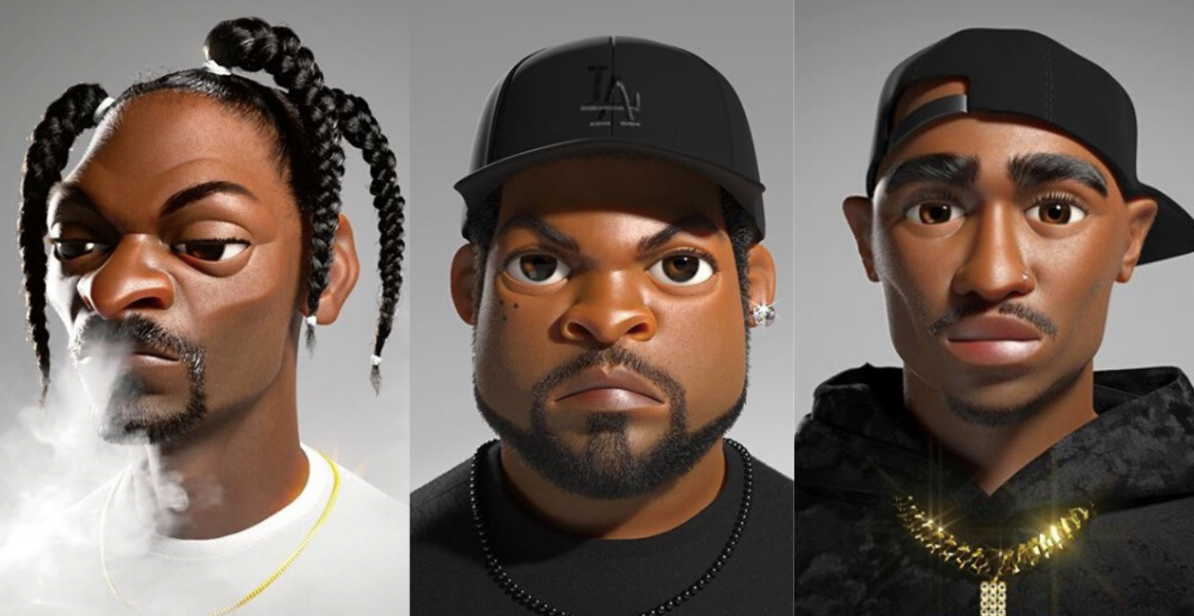 2Pac als Disney-Held: Animationskünstler verwandelt Rap-Legenden in 3D-Figuren