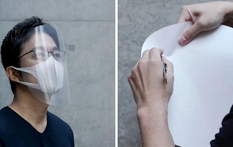 Für Notfälle: Japanischer Designer entwirft DIY-Gesichtsschutz