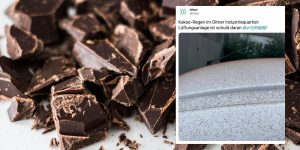 Schweiz Olten Kakao Regen Lindt