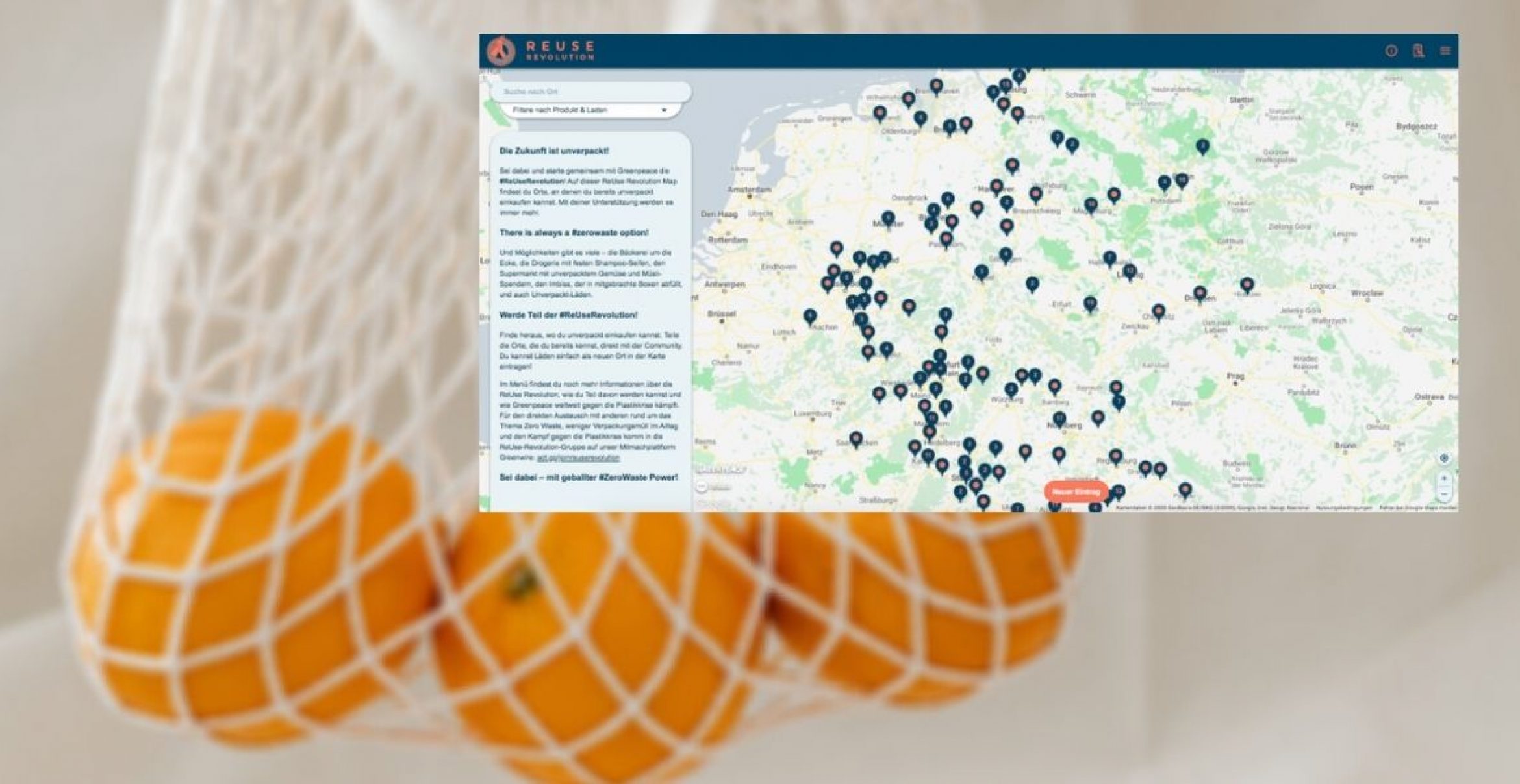 ReUse-Revolution-Map: Diese interaktive Karte zeigt alle Unverpacktläden in Deutschland