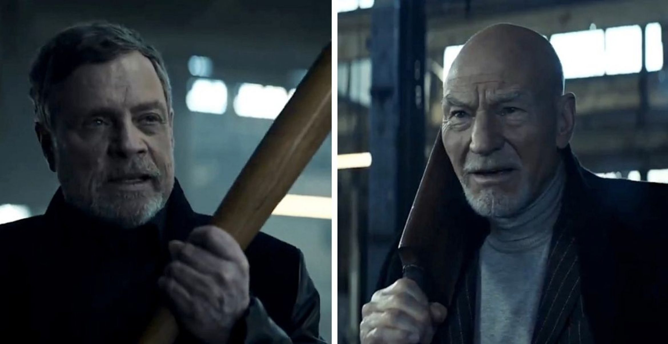 Crossover von „Star Wars“ und „Star Trek“: Mark Hamill und Patrick Stewart treffen in Werbeclips aufeinander