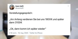 Tweets Bewerbungsgespräche