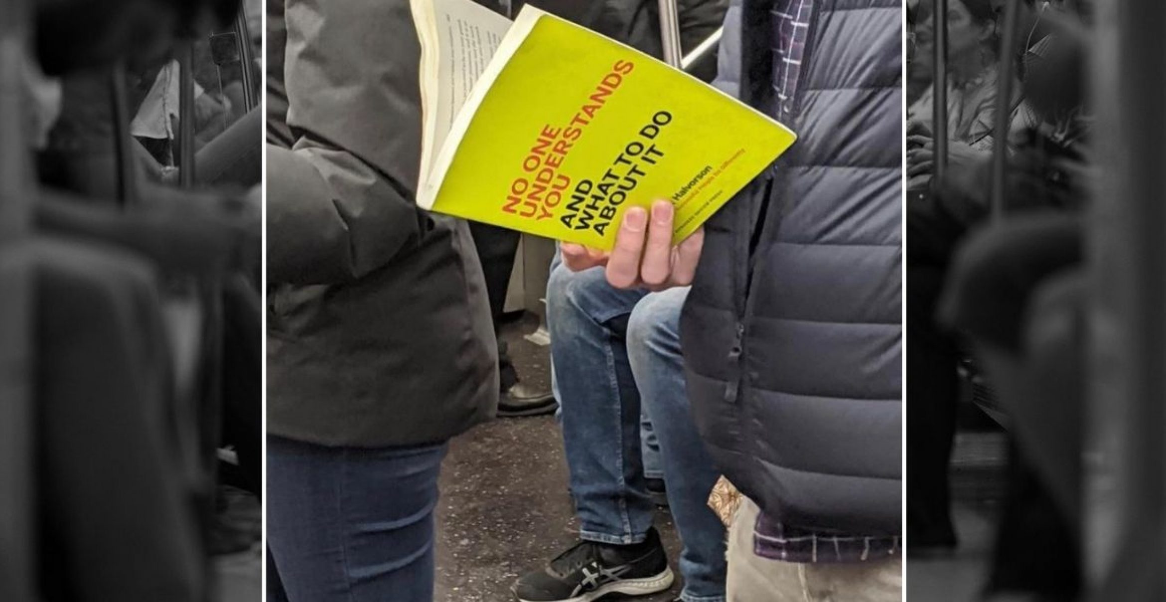 Zero F*cks given: Zehn Leute, die in der U-Bahn Bücher mit ziemlich schrägen Titeln lesen