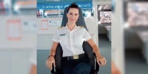Kapitänin Kate McCue