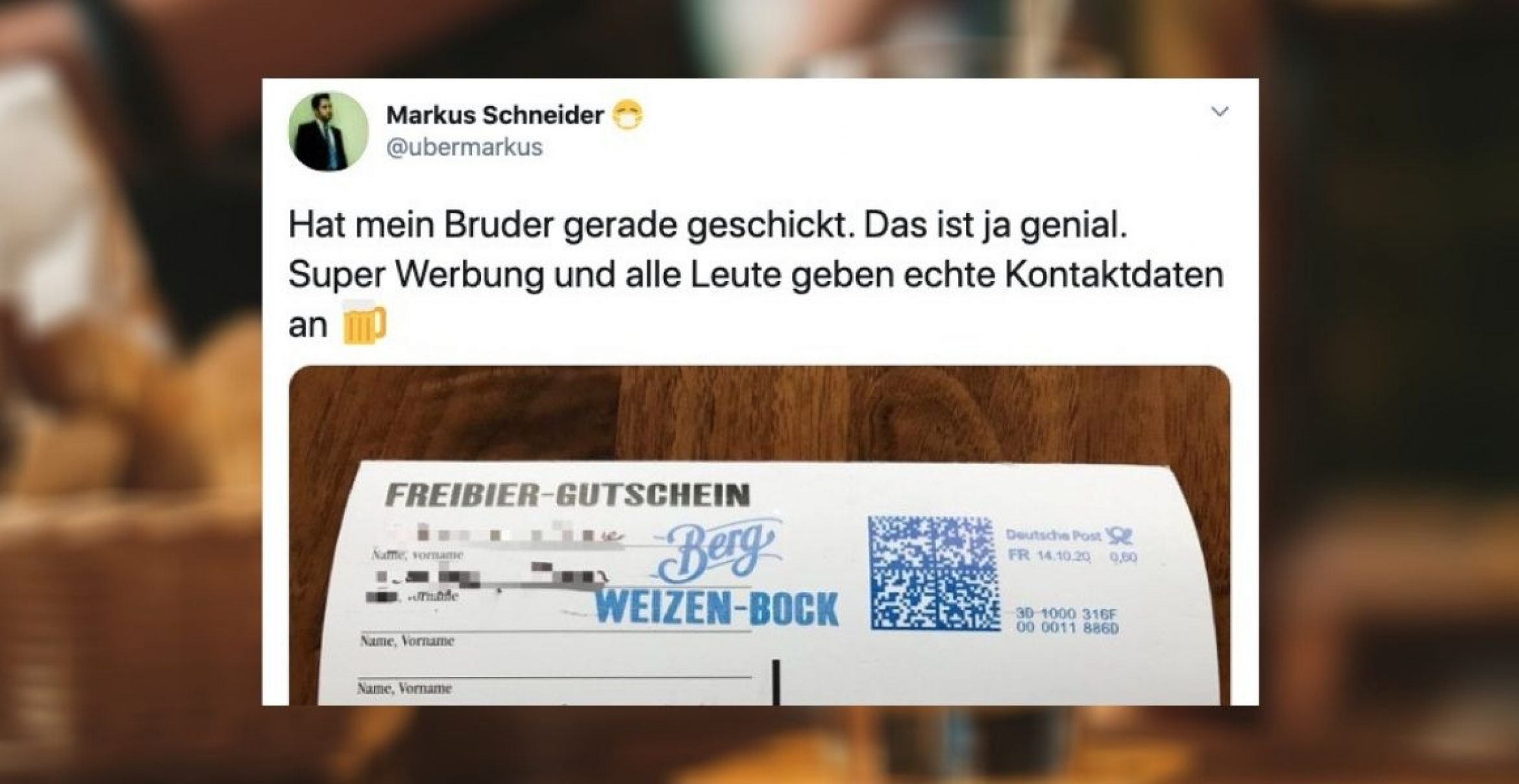 Freibier gegen Kontaktdaten: Diese Brauerei-Kneipe weiß, wie sie ihre Kundschaft in der Coronakrise erzieht