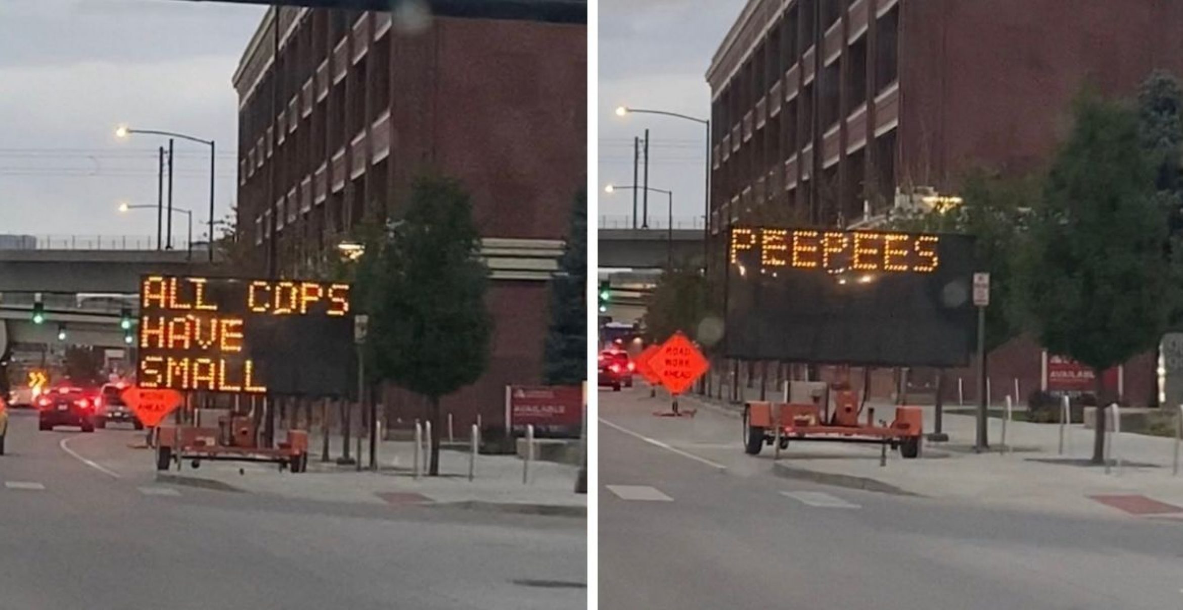 Unbekannte hacken in Denver LED-Straßenschild, um sehr eindeutige Nachrichten anzuzeigen