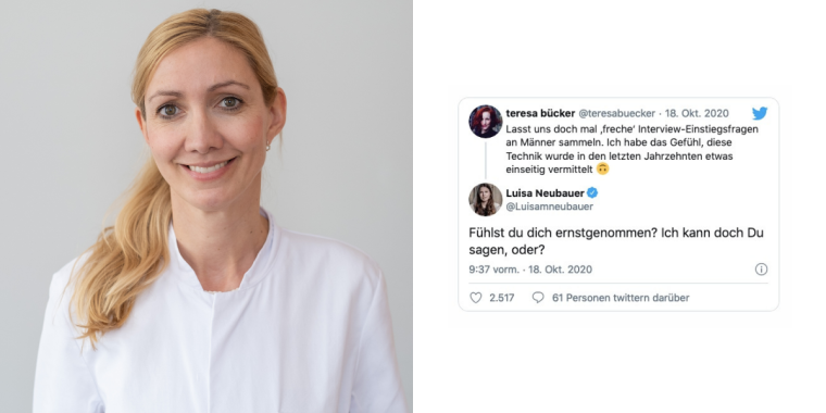 Nach #Quotenfrau-Diskussion um Sandra Ciesek – Frauen antworten mit „frechen“ Fragen an Männer