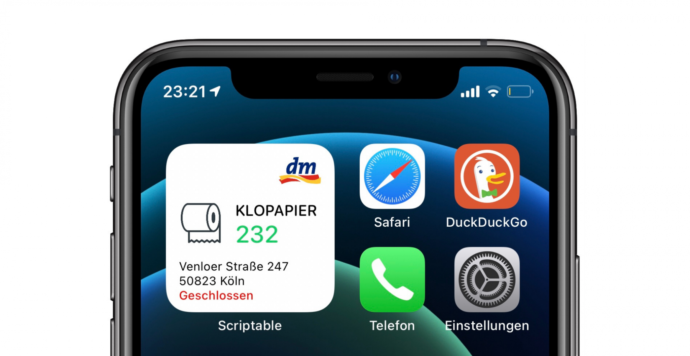 Der Klopapiercounter: Widget zeigt vorrätiges Klopapier in Dm-Märkten an