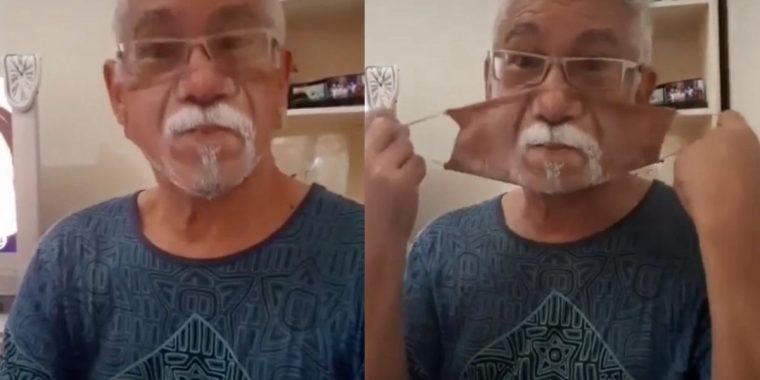 Dieser Künstler zaubert euch ein Lächeln auf die Maske – indem er es detailgetreu aufmalt