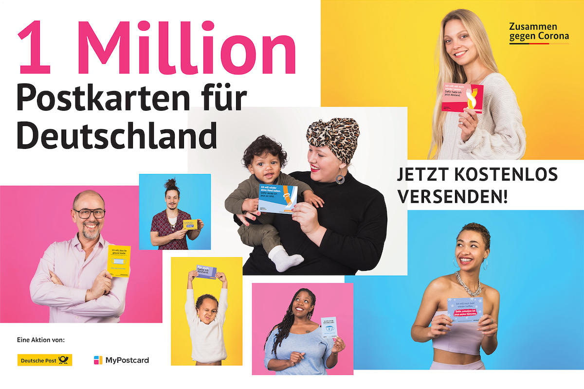 Mypostcard Und Deutsche Post Spenden Eine Million Postkarten