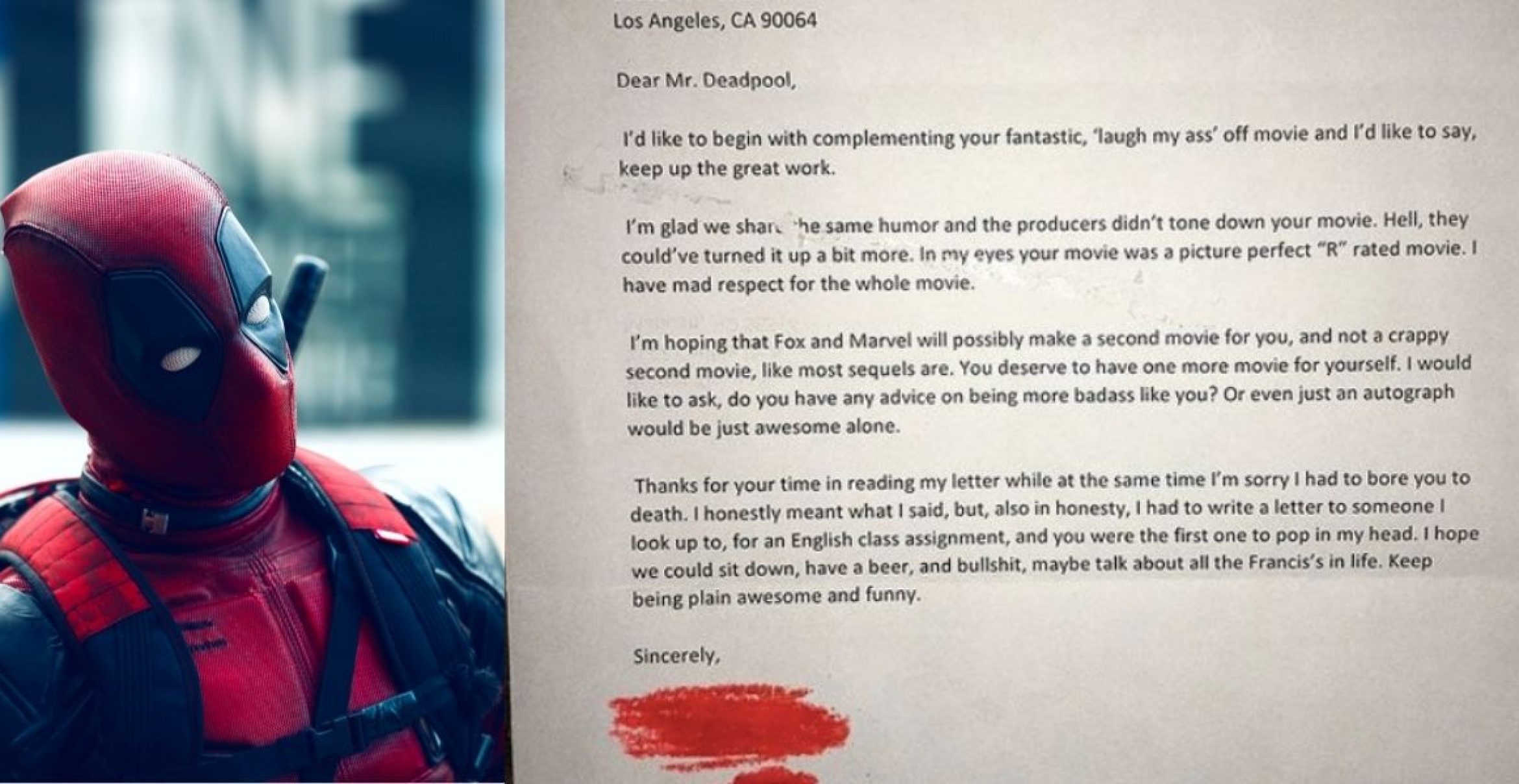 „An Mr. Deadpool“: Schüler zeigt, wie man ein richtig gutes Anschreiben verfasst
