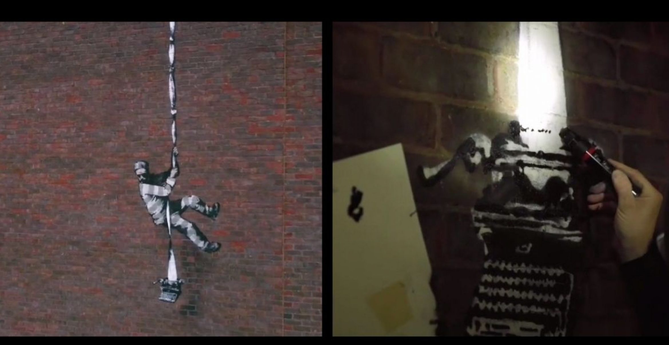 Neues Werk von Banksy: Künstler gibt Einblick hinter die Kulissen