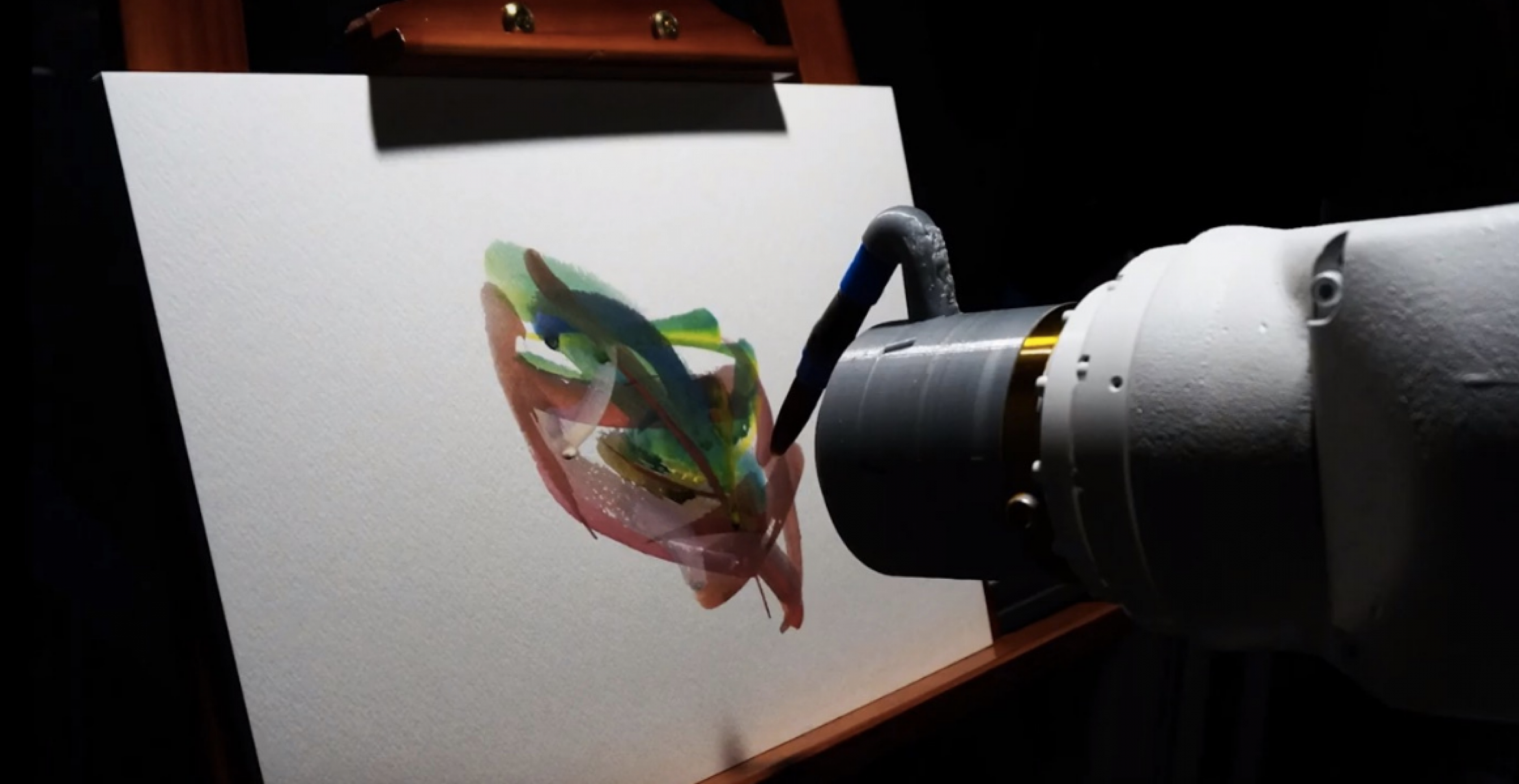KI-Roboter malt Bilder – ist das Kunst oder kann das weg?