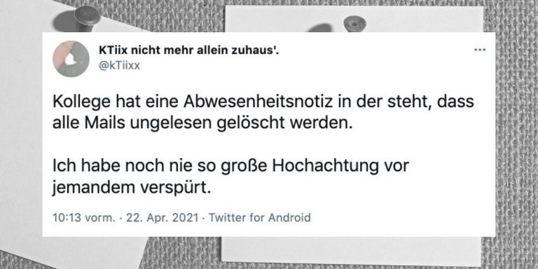 Abwesenheitsnotiz