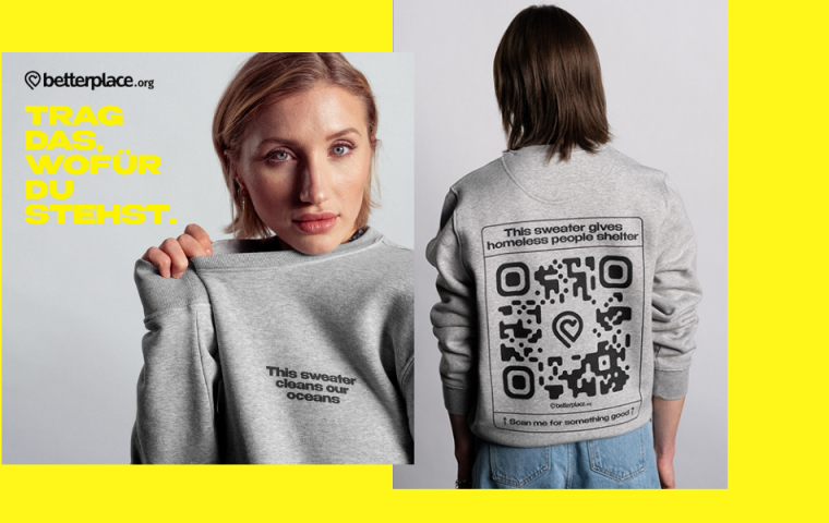 Mode mit Message: betterplace.org launcht Spenden-Kollektion