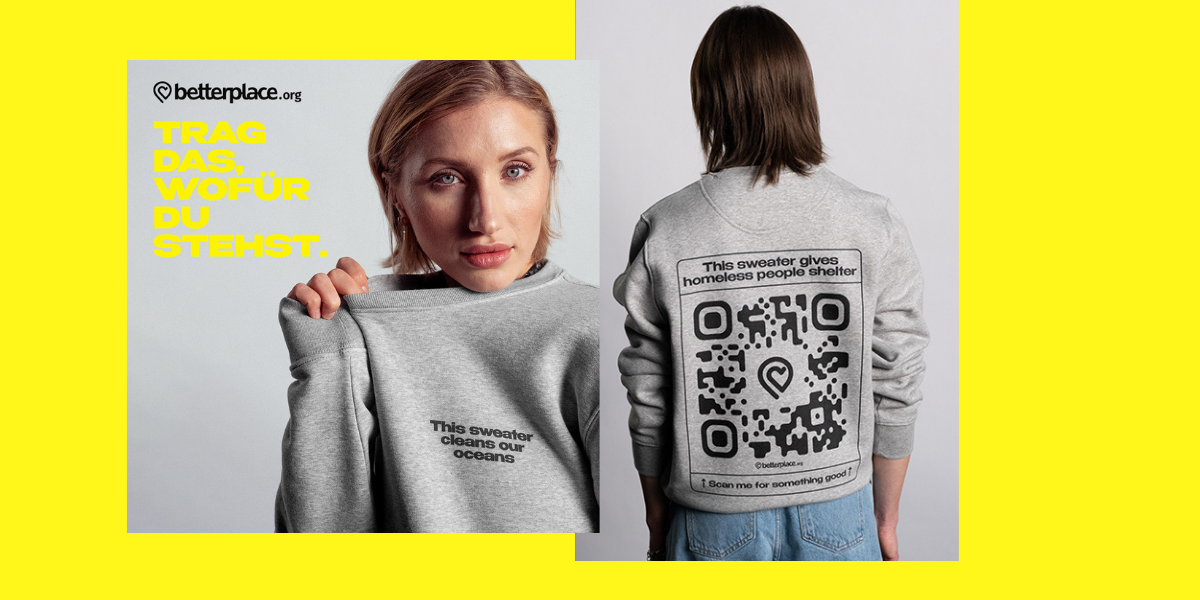 Mode mit Message: betterplace.org launcht Spenden-Kollektion