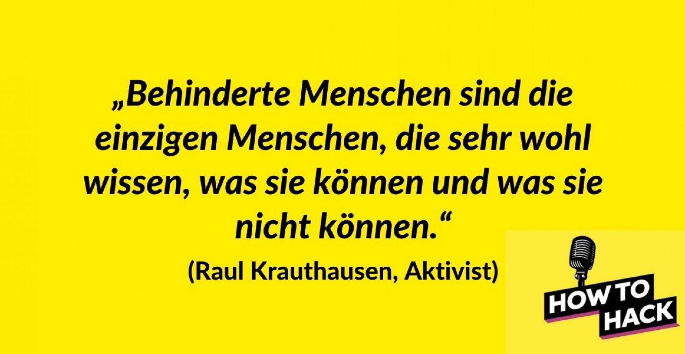 Raul Krauthausen über Diversity am Arbeitsplatz