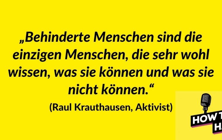 Raul Krauthausen über Diversity am Arbeitsplatz