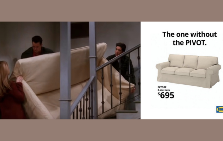 „The One without the PIVOT“: Ikea löst das Sofa-Problem aus „Friends“