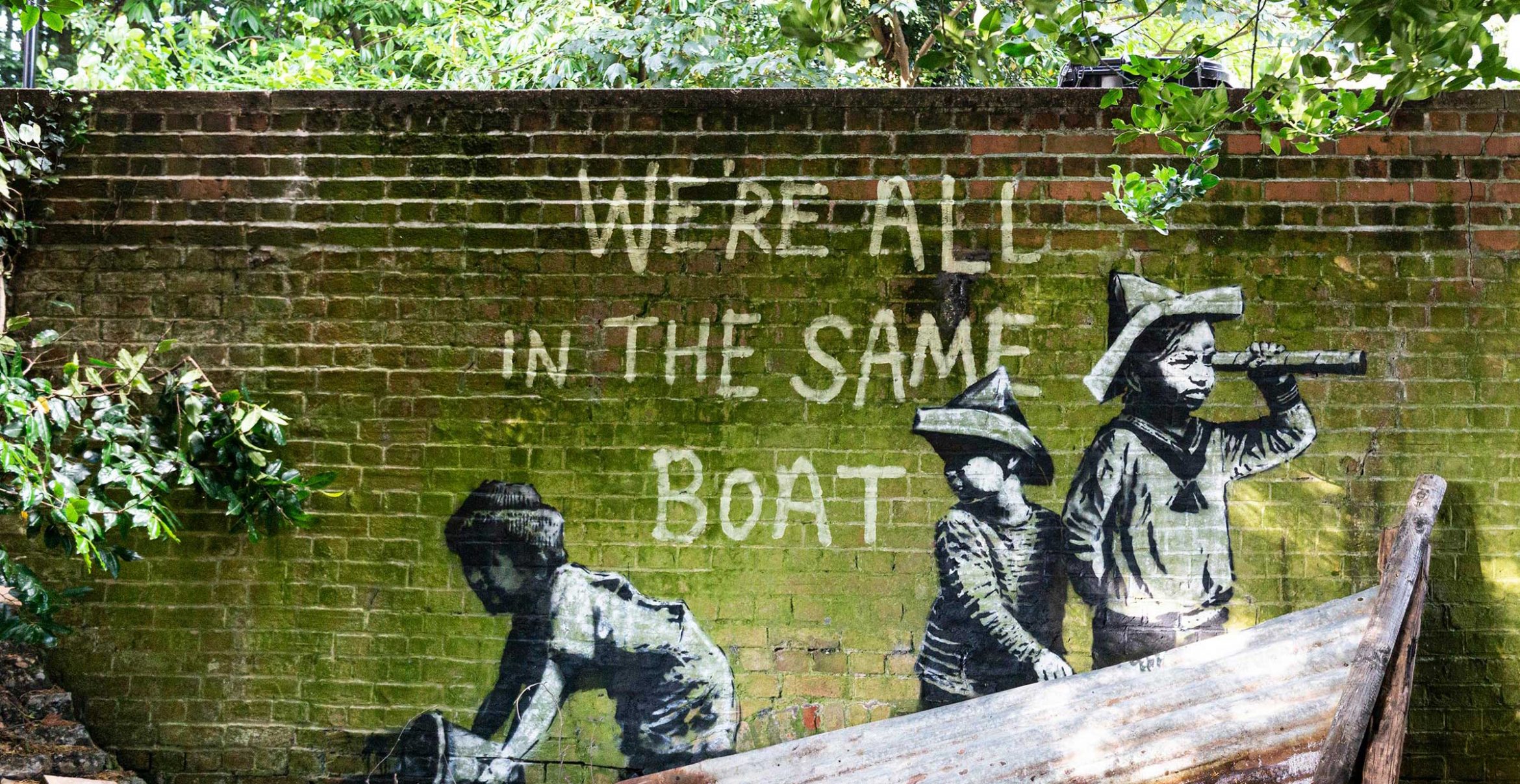 „A Great British Spraycation“: Banksy hat mal wieder zugeschlagen