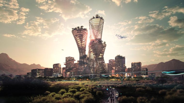 Diese nachhaltige Super-City soll in der US-amerikanischen Wüste entstehen