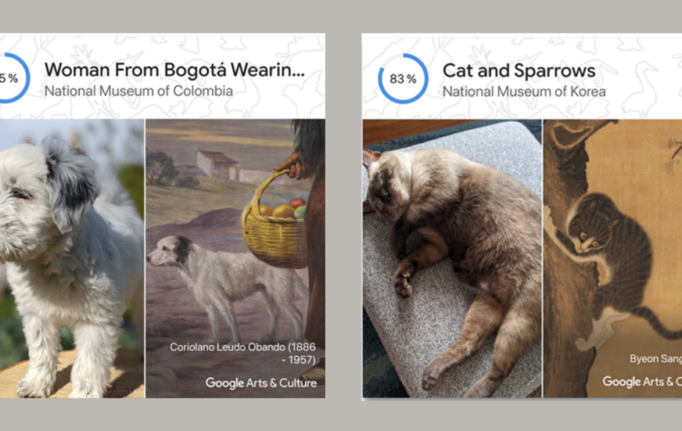Neues Google-Feature matcht euer Haustier mit seinem Kunst-Doppelgänger