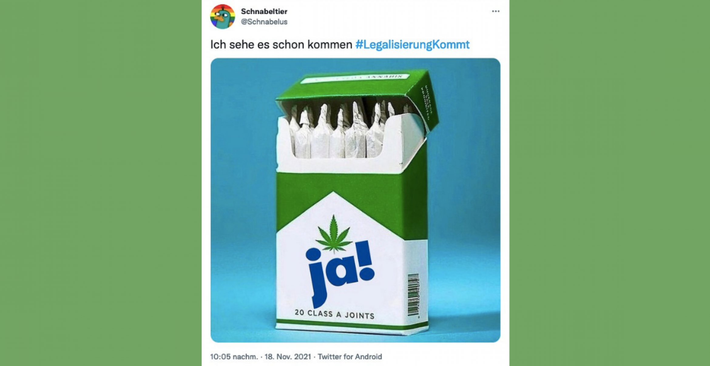 Cannabis-Legalisierung: So reagiert Twitter auf #legalisierungkommt