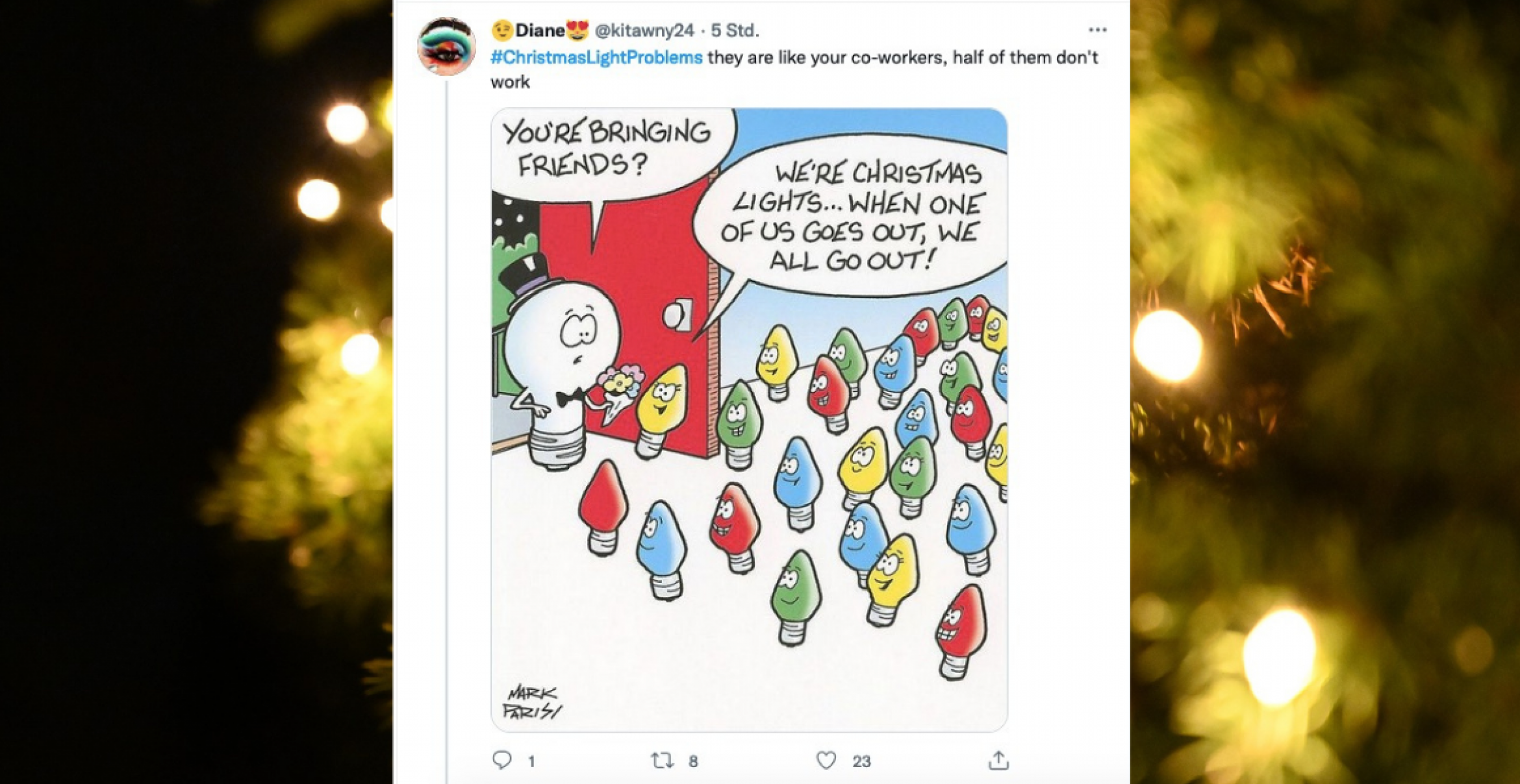 Zwölf Tweets, die unsere Hassliebe gegenüber Christmas Lights auf den Punkt bringen
