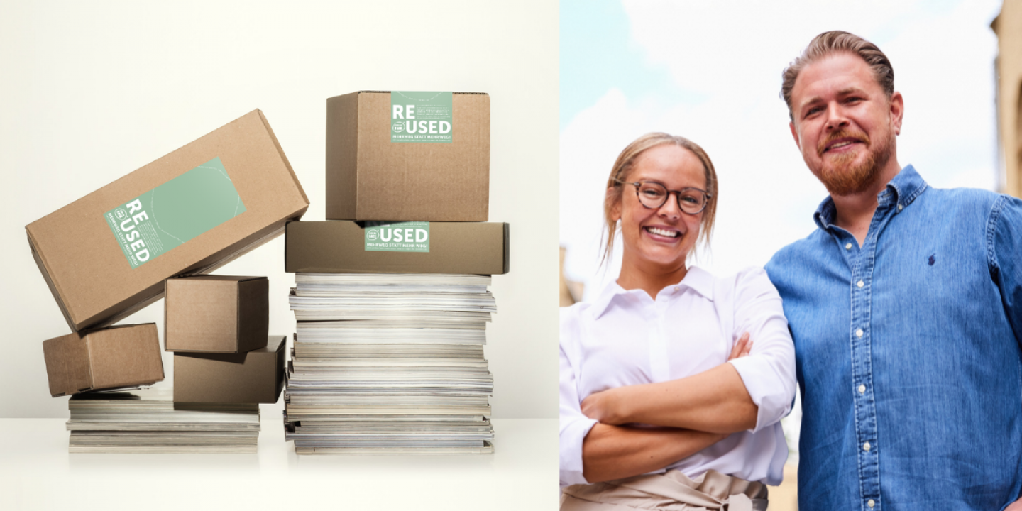 Das Startup Sendmepack rettet Versandkartons und schont so die Umwelt
