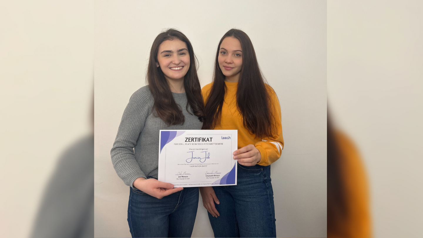 Junior Job: Vom Schüler-Pitch-Wettbewerb zum ersten eigenen Startup