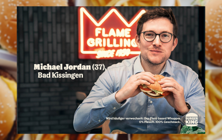 Verwechslung: Burger King wirbt mit Michael Jordan für Veggie-Burger