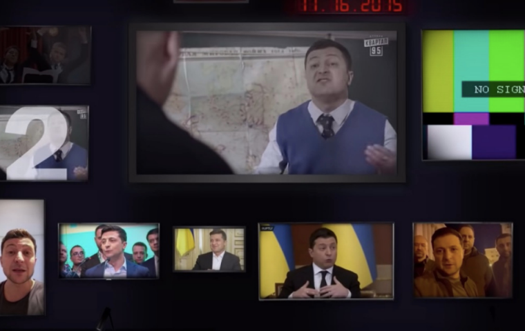 Vom Komiker zum ukrainischen Präsidenten: Dieses Video zeigt die Laufbahn von Selenski