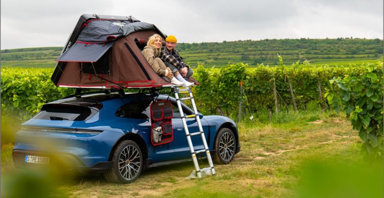 Mit einem Porsche ins Dachzelt-Abenteuer