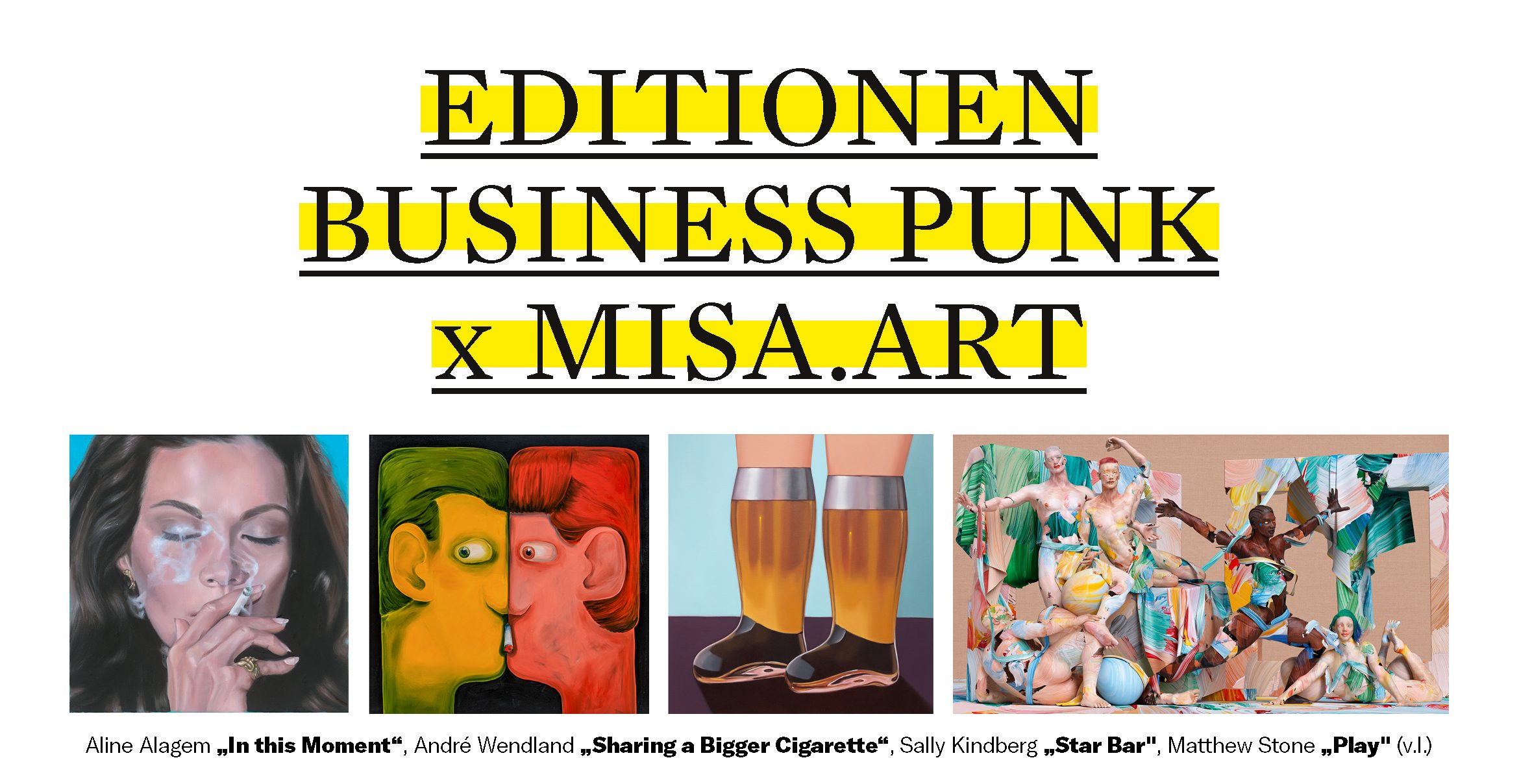 KUNSTEDITIONEN: BUSINESS PUNK X MISA ART
