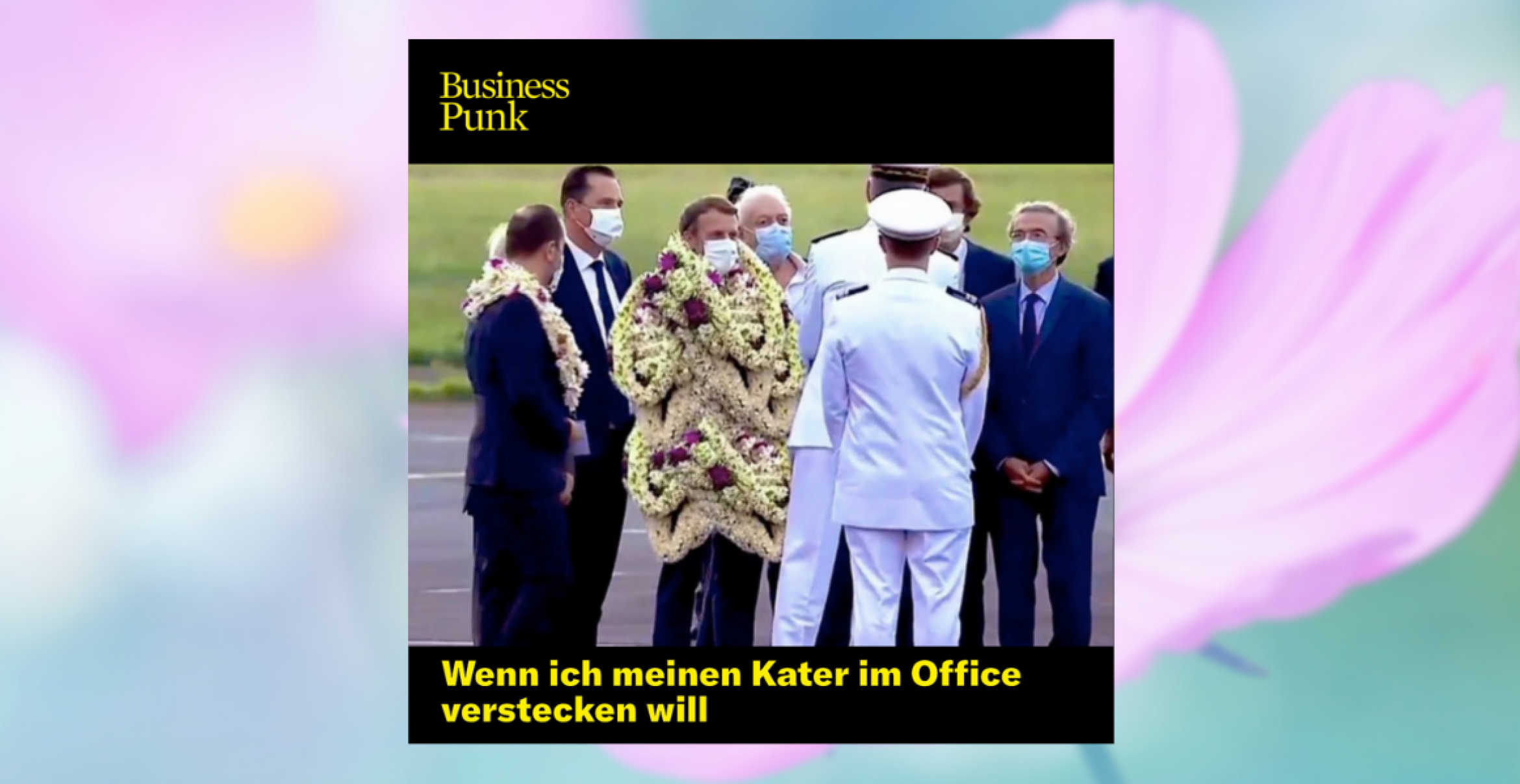 Flower-Power: Zehn Memes zu Macrons wirklich blumigem Outfit