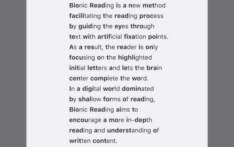 „Bionic Reading“ soll uns zu Turbo-Leser:innen machen
