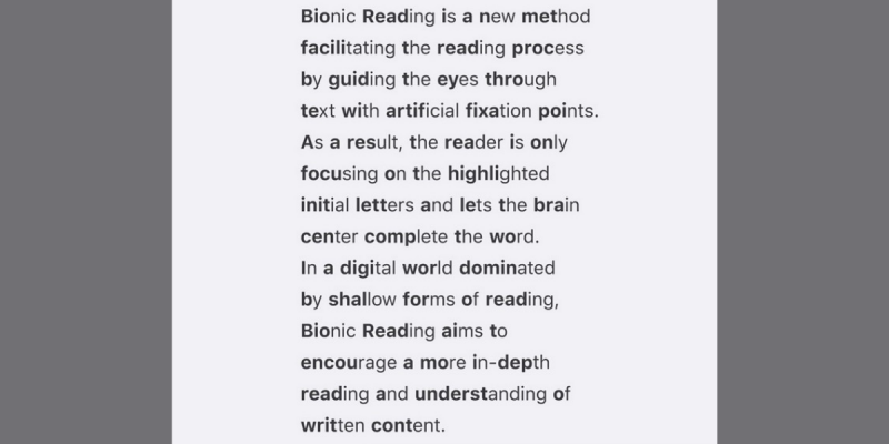 „Bionic Reading“ soll uns zu Turbo-Leser:innen machen