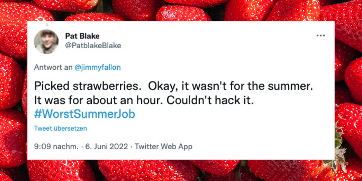 Sommer, Sonne, scheiss Job: Auf Twitter teilen Menschen ihre Erfahrungen mit Aushilfsjobs