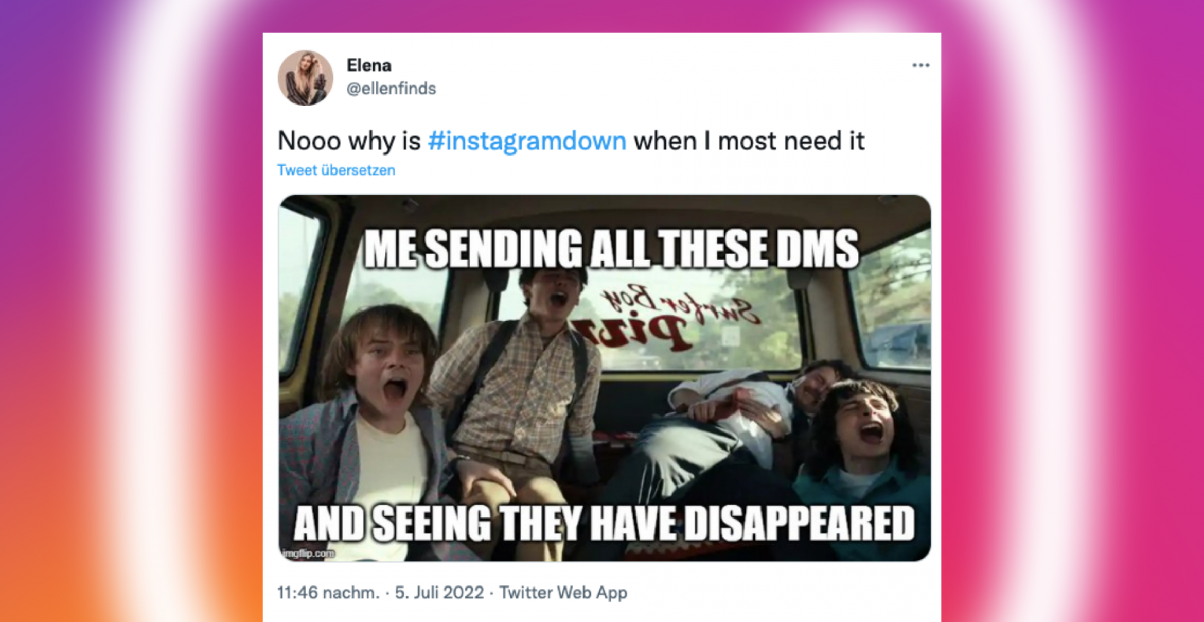#Instagramdown: Twitter reagiert mit Memes auf Instagram-Crash