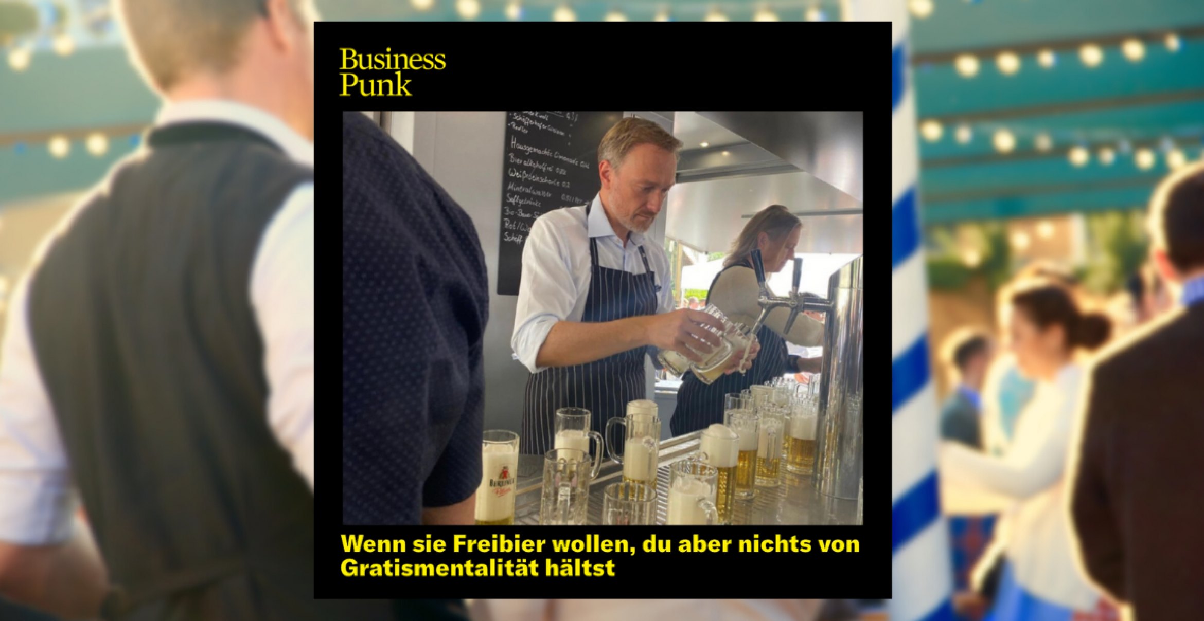 Lindner schenkt Bier aus: zehn Memes, die euch im Schaum ertränken